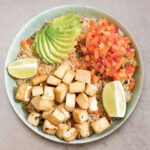 Healthy Burger Bowl with Tofu