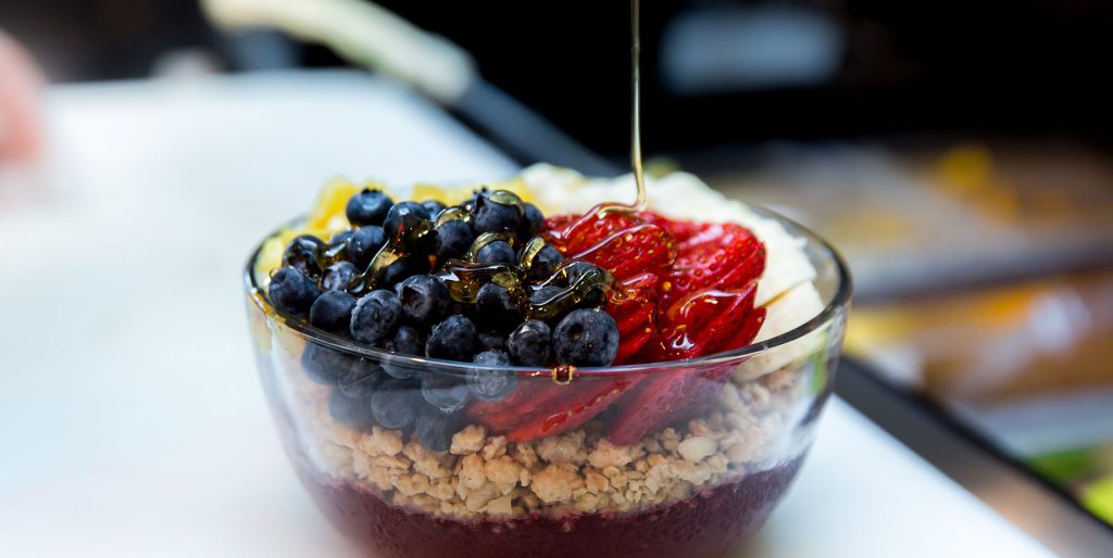 We will be donating part of the proceeds from the sales of Carrot Express Paradise Acai Bowls to support PRIDELINES
