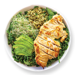 Green Goddess Salad with Grilled Chicken