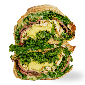 Turkey Bacon Power Wrap with gluten free wrap