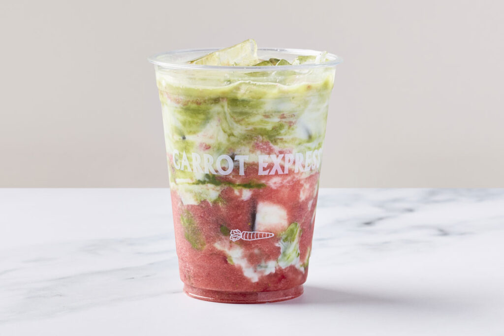 Iced Strawberry Matcha Latte