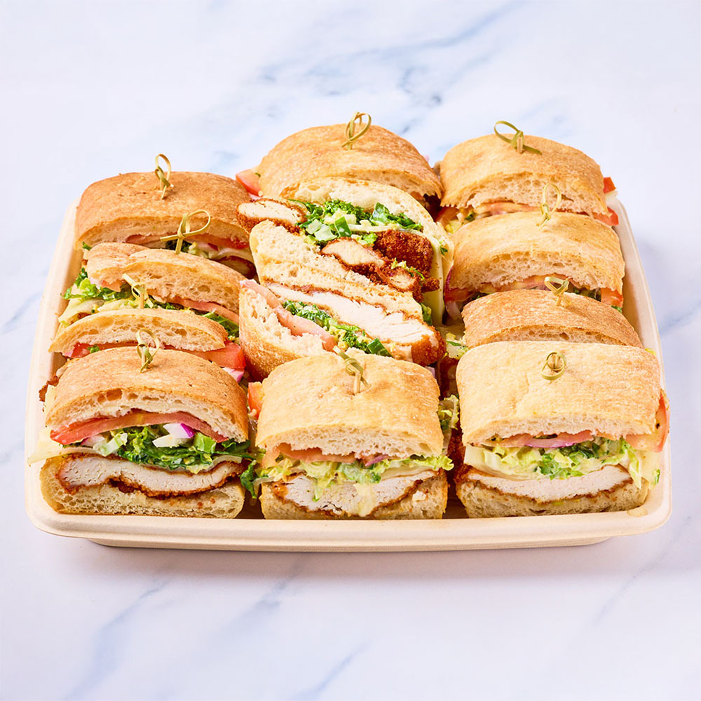 Chicken Goddess Ciabattas Tray - Catering by Carrot Express