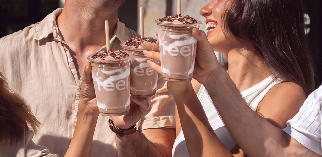 new smoothie. new obsession. coffee meets protein.